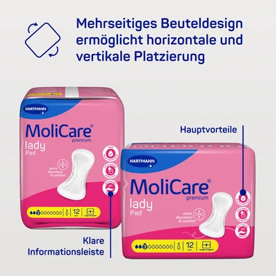 MoliCare® premium lady Pad 4 Tropfen Inkontinenzeinlagen für Frauen