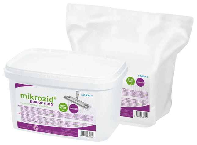 mikrozid® power mop box und refill set