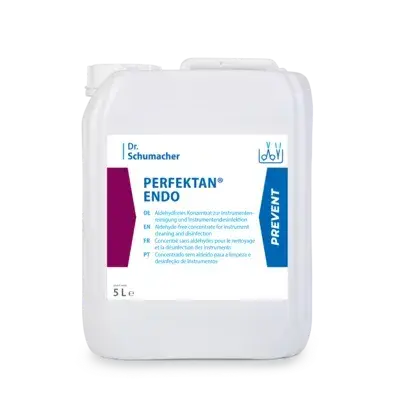 Dr. Schumacher PERFEKTAN ENDO | Aldehydfreies Konzentrat zur Instrumentenreinigung und Instrumentendesinfektion Dr. Schumacher