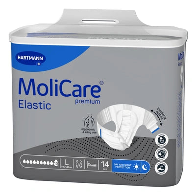 MoliCare premium Elastic 10 Tropfen Nacht-Inkontinenzslips