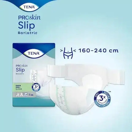TENA ProSkin Slip Bariatric Super | Inkontinenzprodukt für stark übergewichtige, adipöse Menschen