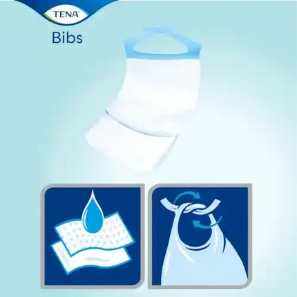 TENA Bibs – Einweg-Schutzservietten für Erwachsene