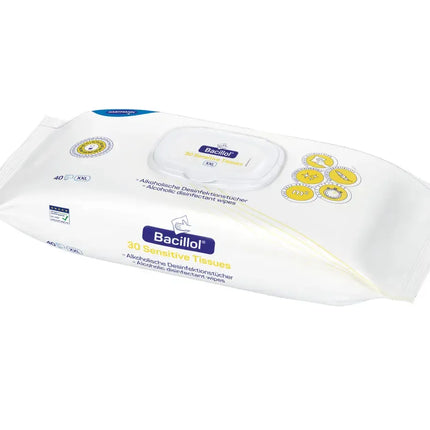 Bacillol 30 Sensitive Tissue XXL 40 Tücher | Desinfektionstücher - Inkontinenz-markt.de