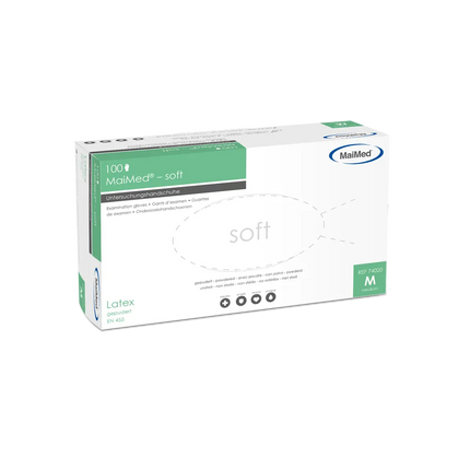 MaiMed Latexhandschuhe soft 100 Stück - Inkontinenz-markt.de