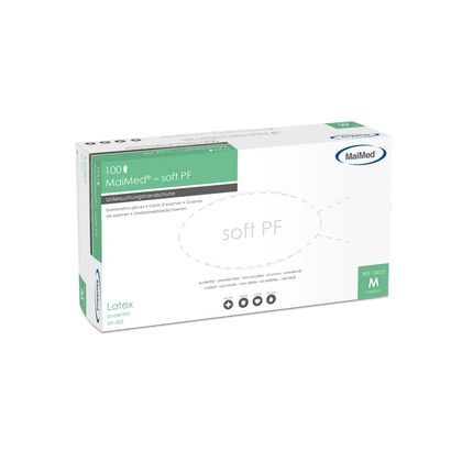 MaiMed Latexhandschuhe soft PF 100 Stück beige - Inkontinenz-markt.de