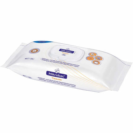 Mikrobac® Tissues XXL Flowpack | 40 Desinfektionstücher Bode - Inkontinenz-markt.de