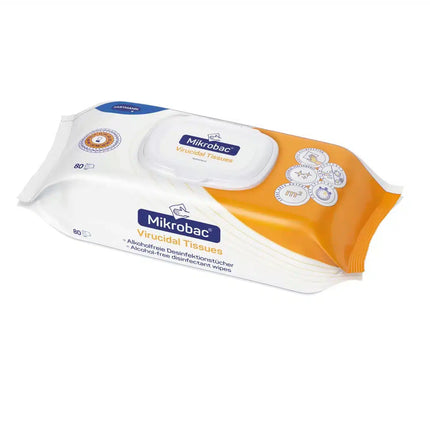 Mikrobac® Virucidal Tissues | 80 Desinfektionstücher - Inkontinenz-markt.de