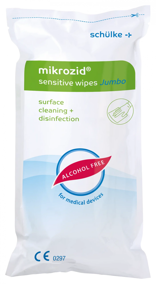 Mikrozid sensitive wipes Jumbo 200 Nachfüllpack | Schülke Desinfektionstücher - Inkontinenz-markt.de
