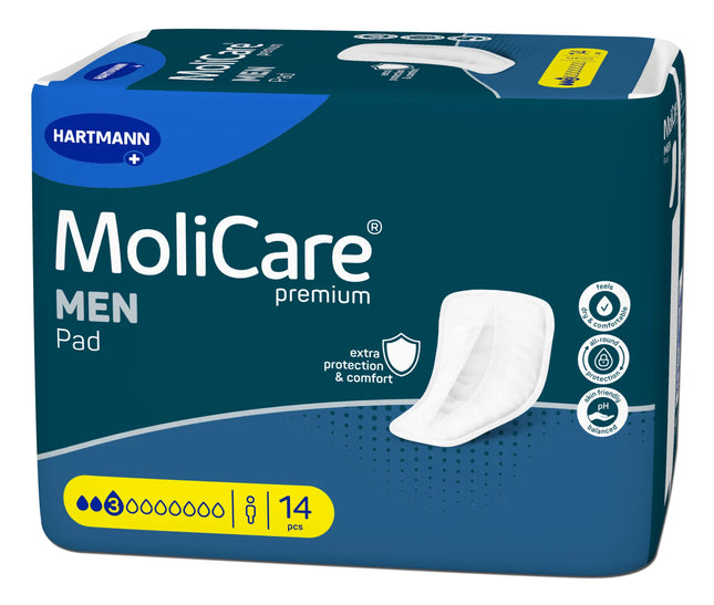 MoliCare® premium MEN Pad 3 Tropfen | Inkontinenzeinlagen Hartmann - Inkontinenz-markt.de