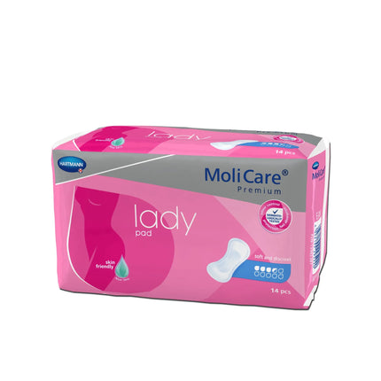 MoliCare® Premium lady pad 3 Tropfen 33,5 x 13,2cm | Inkontinenzeinlagen Hartmann - Inkontinenz-markt.de