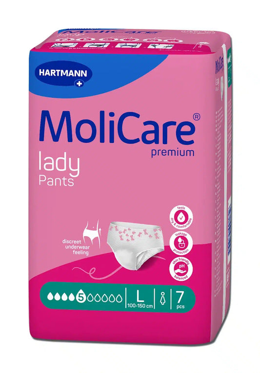 MoliCare® Premium lady pants 5 Tropfen | Inkontinenz Pants Hartmann - Inkontinenz-markt.de