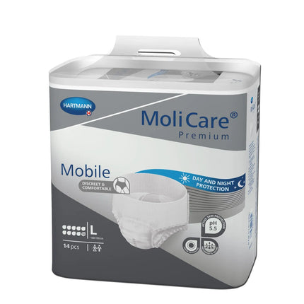 MoliCare® Premium Mobile 10 Tropfen XL Bauch/Hüftumfang 130-170cm | Inkontinenz Pants Hartmann - Inkontinenz-markt.de