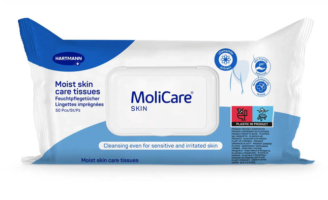 MoliCare Skin Feuchtpflegetücher 50 Tücher - Inkontinenz-markt.de