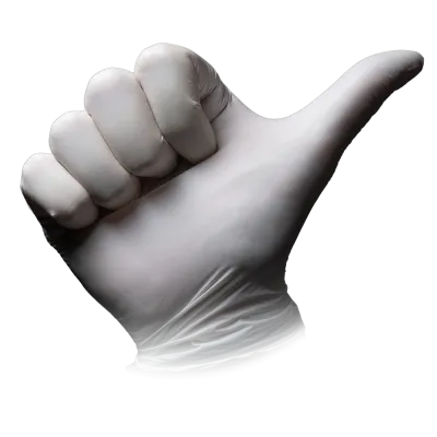 Nitrilhandschuhe weiß 100 Stück | AMPri Puracomfort white Nitrilhandschuhe - Inkontinenz-markt.de