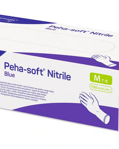 Peha-soft Nitrile blue | Nitrilhandschuhe Blau 100 Stück Hartmann - Inkontinenz-markt.de