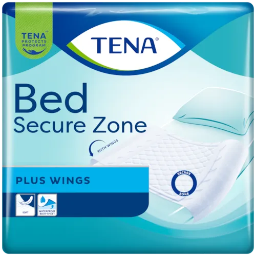 TENA Bed Plus Wings 180 x 80 cm | Inkontinenz Unterlagen | 20 Stück - Inkontinenz-markt.de