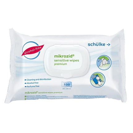 Mikrozid sensitive wipes premium 100 Flowpack | Schülke Desinfektionstücher - Inkontinenz-markt.de