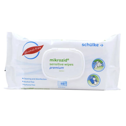 Mikrozid sensitive wipes premium 50 | Schülke Desinfektionstücher - Inkontinenz-markt.de