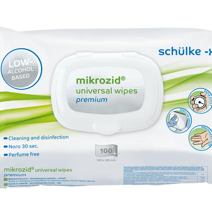 Mikrozid Universal Wipes Premium 100 | Schülke Desinfektionstücher - Inkontinenz-markt.de