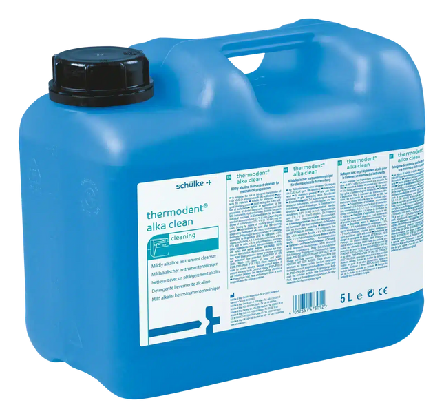thermodent® alka clean Reiniger für zahnmedizinische Instrumente und Zubehör 5L Kanister - Inkontinenz-markt.de