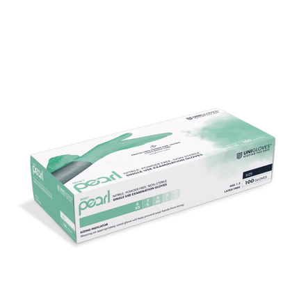 Unigloves MINT PEARL® Nitrilhandschuhe 100 Stück - Inkontinenz-markt.de