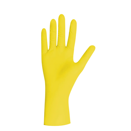 Unigloves YELLOW PEARL® gelbe Nitrilhandschuhe - Inkontinenz-markt.de